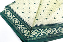 Load image into Gallery viewer, Emerald Ikat Silk Sari