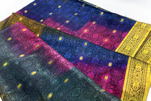Load image into Gallery viewer, Peacocks Tail Organza Sari