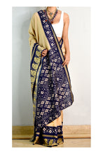 Load image into Gallery viewer, Camel Beige Bandhani Sari
