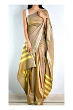 Load image into Gallery viewer, Golden Oak Silk Sari