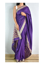 Load image into Gallery viewer, Purple Heart Silk Sari