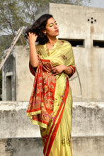 Load image into Gallery viewer, Wild Flower Silk Sari