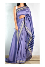 Load image into Gallery viewer, Cornflower Silk Sari