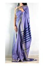 Load image into Gallery viewer, Cornflower Silk Sari