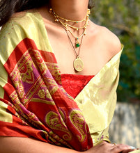 Load image into Gallery viewer, Wild Flower Silk Sari