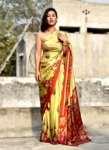 Load image into Gallery viewer, Wild Flower Silk Sari