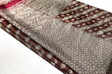 Load image into Gallery viewer, Garnet Banarasi Silk Sari