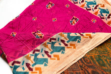 Load image into Gallery viewer, Carmine Pink Tribal Sari