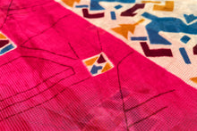 Load image into Gallery viewer, Carmine Pink Tribal Sari