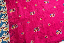 Load image into Gallery viewer, Carmine Pink Tribal Sari