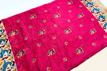Load image into Gallery viewer, Carmine Pink Tribal Sari