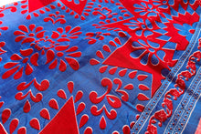 Load image into Gallery viewer, Rouge Red Cotton Sari