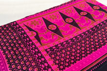 Load image into Gallery viewer, Fuchsia Pink Linen Sari
