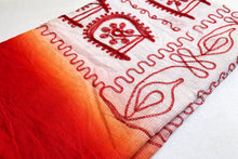 Load image into Gallery viewer, Molten Red Jamdani Sari