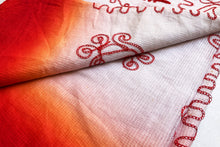 Load image into Gallery viewer, Molten Red Jamdani Sari