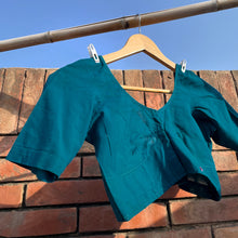 Load image into Gallery viewer, Teal Blue Blouse
