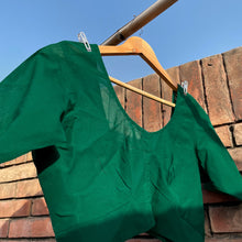 Load image into Gallery viewer, Dark Green Blouse