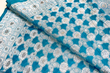 Load image into Gallery viewer, Liquid Glass Banarasi Silk Sari