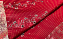 Load image into Gallery viewer, Mughal Red Banarasi Silk Sari