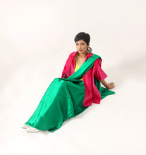 Load image into Gallery viewer, Emerald Silk Sari