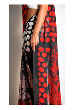 Load image into Gallery viewer, Red Polka Dots Sari