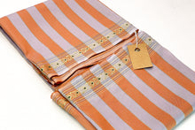 Load image into Gallery viewer, Peachy Pink Silk Sari