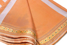Load image into Gallery viewer, Peachy Pink Silk Sari