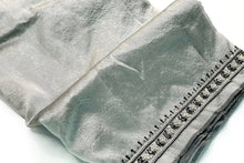 Load image into Gallery viewer, Silver Smoke Organza Sari