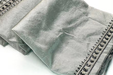 Load image into Gallery viewer, Silver Smoke Organza Sari