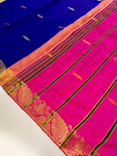 Load image into Gallery viewer, Crowned Blue Sari

