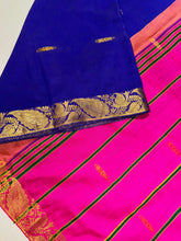 Load image into Gallery viewer, Crowned Blue Sari

