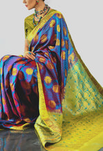 Load image into Gallery viewer, Hariyali Silk Sari
