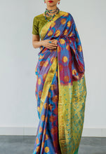 Load image into Gallery viewer, Hariyali Silk Sari
