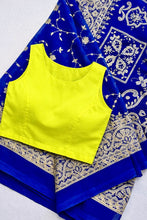 Load image into Gallery viewer, Deep Lunar Silk Sari
