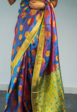Load image into Gallery viewer, Hariyali Silk Sari
