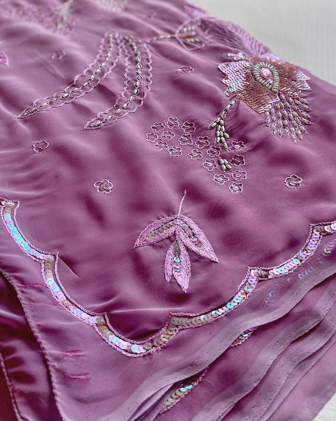 Razzmic Chiffon Sari