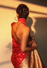 Load image into Gallery viewer, Laal Nazar Silk Sari
