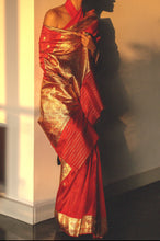 Load image into Gallery viewer, Laal Nazar Silk Sari
