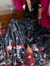 Load image into Gallery viewer, Peacock Noir Sari
