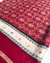 Load image into Gallery viewer, Red Earth Cotton Sari
