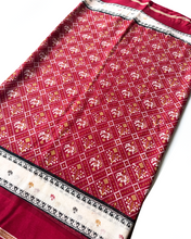Load image into Gallery viewer, Red Earth Cotton Sari
