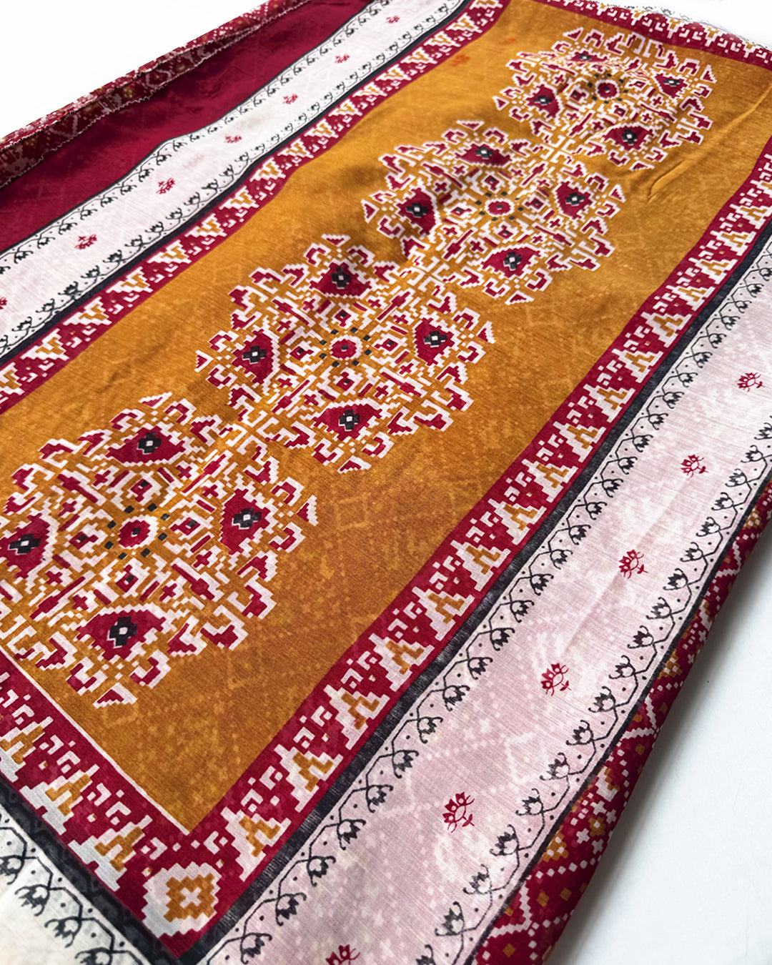 Red Earth Cotton Sari