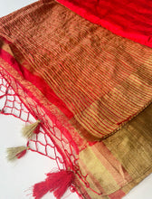 Load image into Gallery viewer, Golden Hour Khaki Sari
