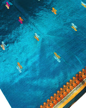 Load image into Gallery viewer, Ocean Rose Banarasi Sari
