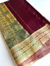 Load image into Gallery viewer, Berry Red Banarasi Sari
