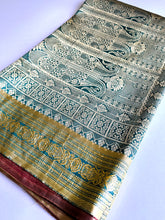 Load image into Gallery viewer, Berry Red Banarasi Sari
