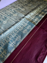 Load image into Gallery viewer, Berry Red Banarasi Sari
