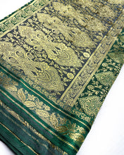 Load image into Gallery viewer, Antique Silver Banarasi Sari
