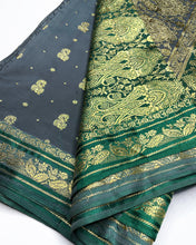 Load image into Gallery viewer, Antique Silver Banarasi Sari
