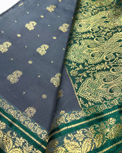 Load image into Gallery viewer, Antique Silver Banarasi Sari
